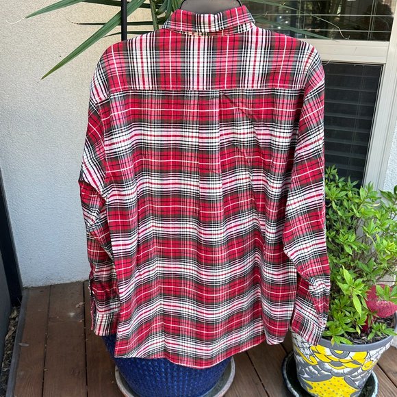 J CREW Men's Button-Down Tartan Plaid Shirt - L - Picture 3 of 8